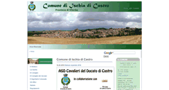 Desktop Screenshot of comune.ischiadicastro.vt.it